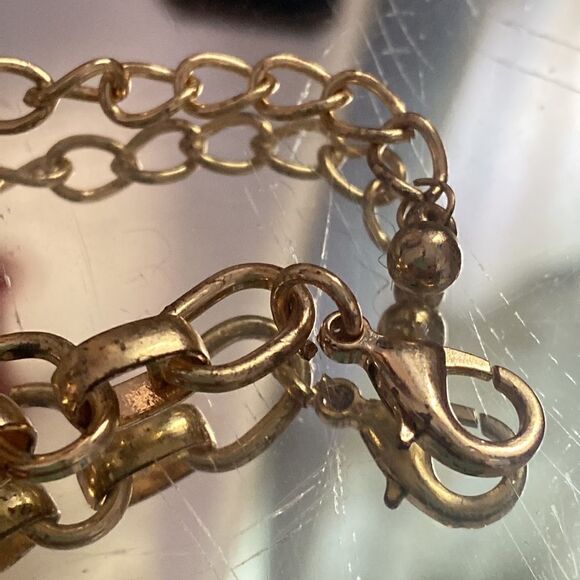 Gorgeous 18-21" Gold Tone Faux Rhinestone Pale Pink Statement Runway Necklace - Picture 10 of 10